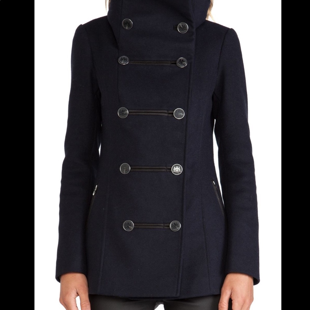 {Mackage} Milly Double-Breasted Wool-Blend Coat